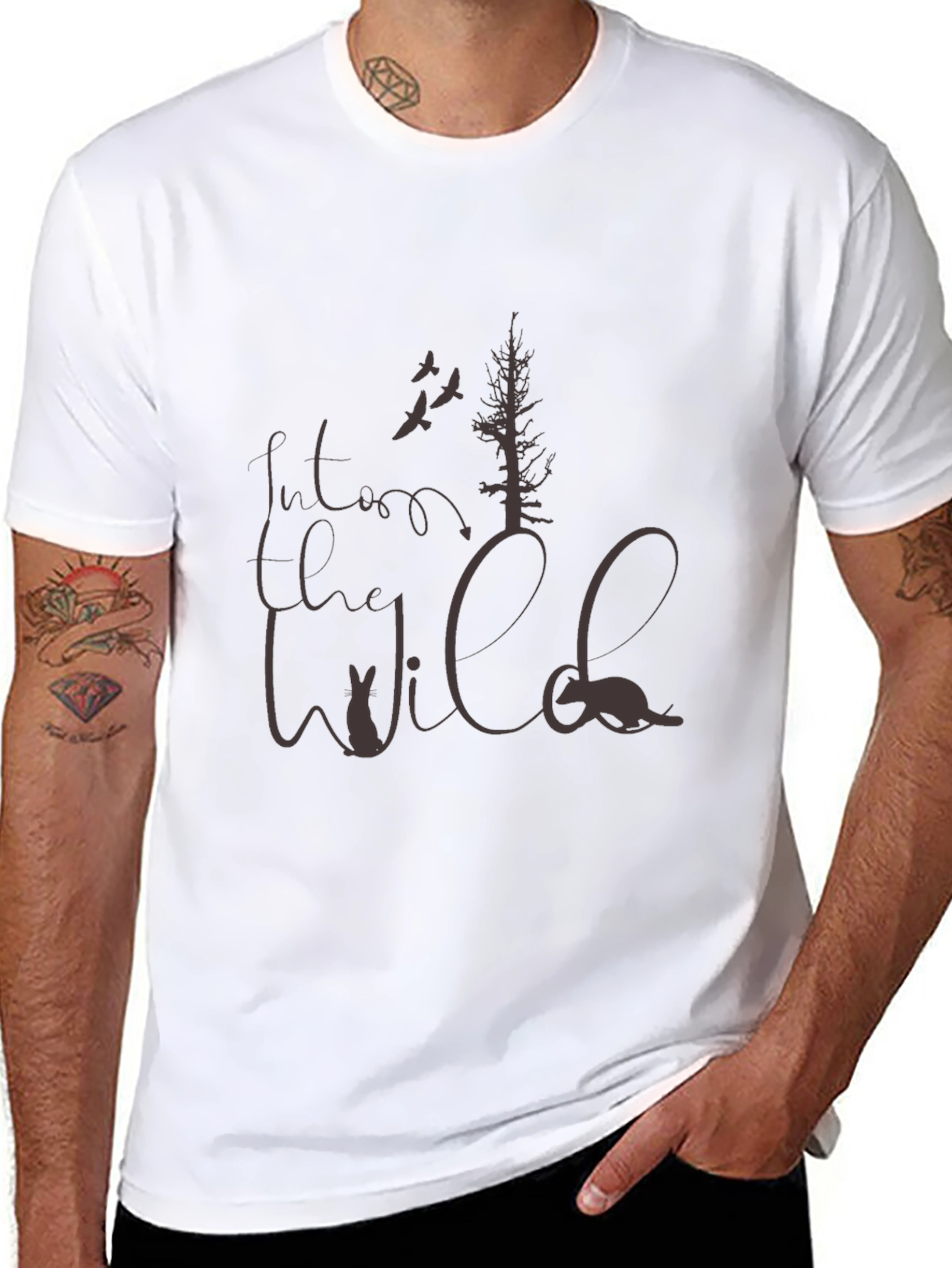 Into the Wild T-Shirt - Nature Graphic Tee