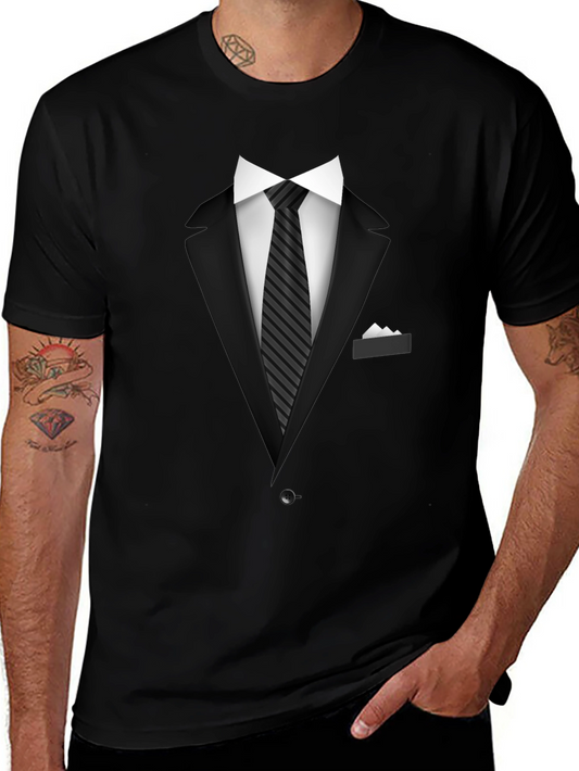 Tuxedo T-Shirt - Dressy Casual
