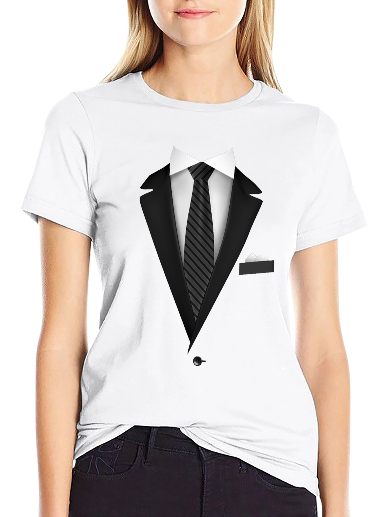 Tuxedo T-Shirt - Dressy Casual