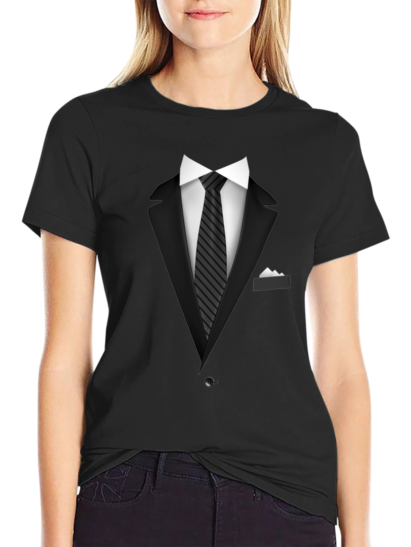 Tuxedo T-Shirt - Dressy Casual