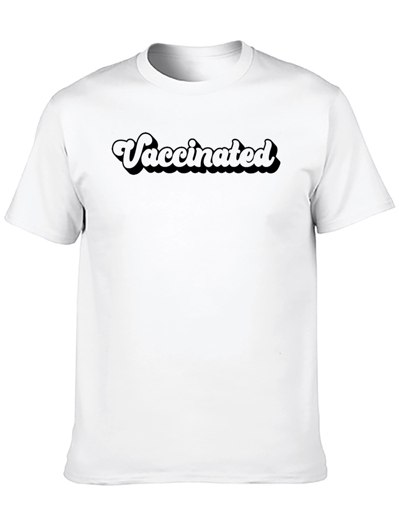 Vaccinated Graphic Tee - Modern Casual Comfort