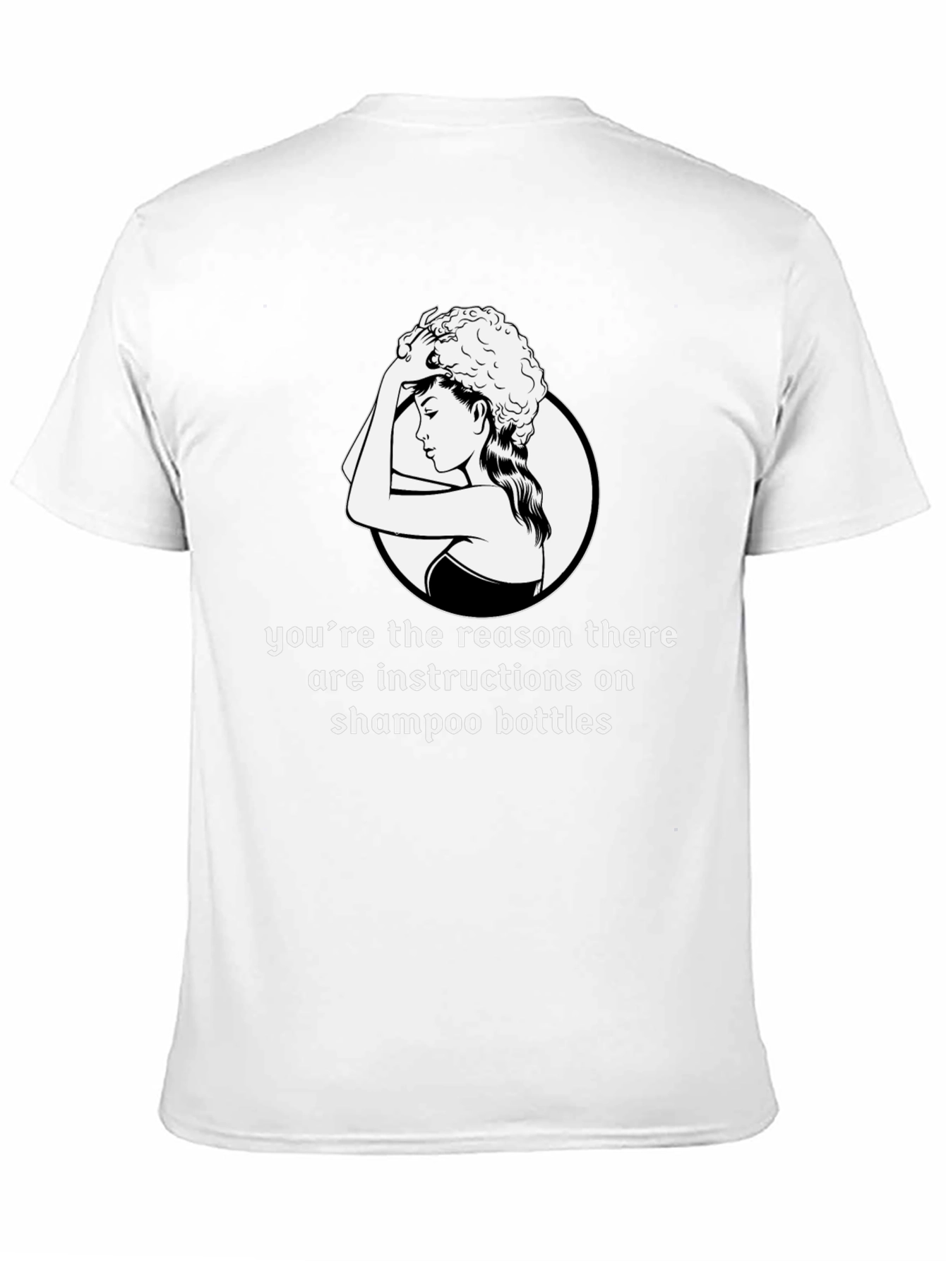 Funny Shampoo Instructions T-Shirt