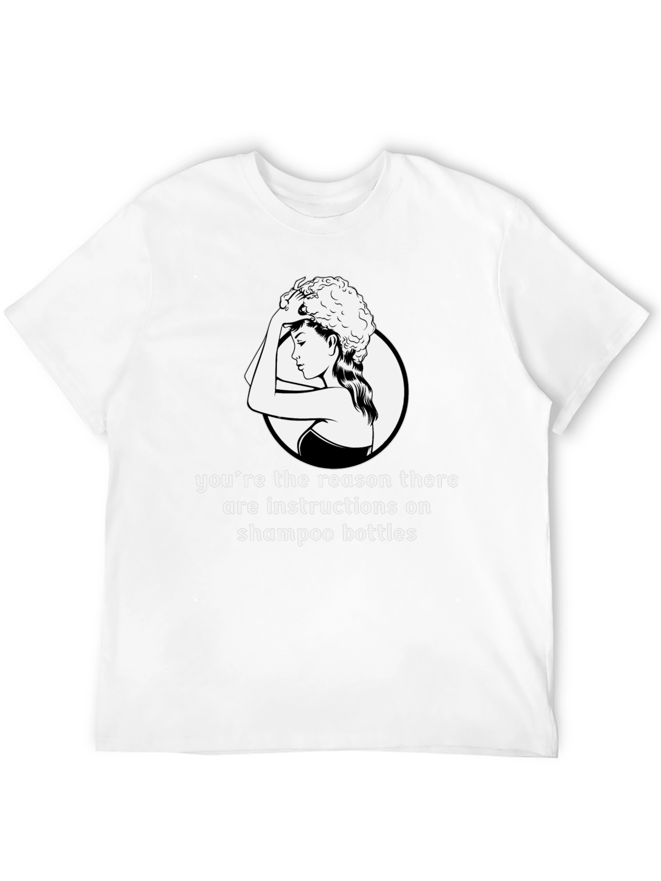 Funny Shampoo Instructions T-Shirt