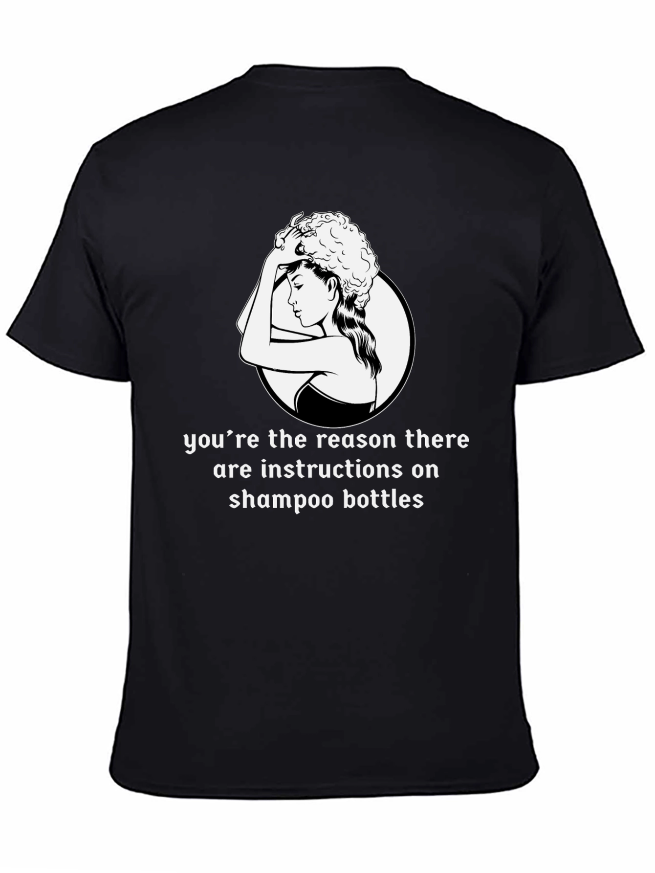 Funny Shampoo Instructions T-Shirt