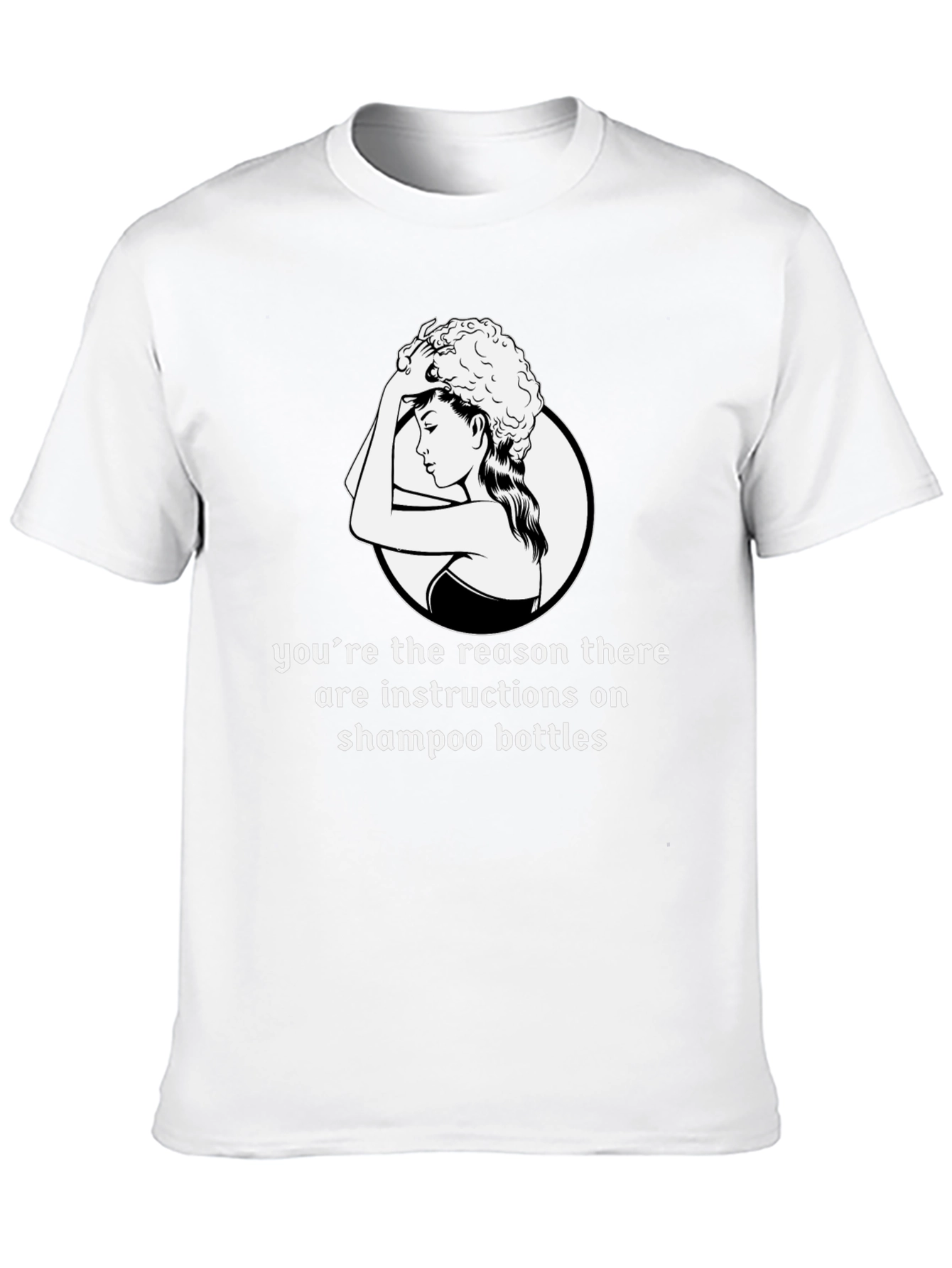 Funny Shampoo Instructions T-Shirt