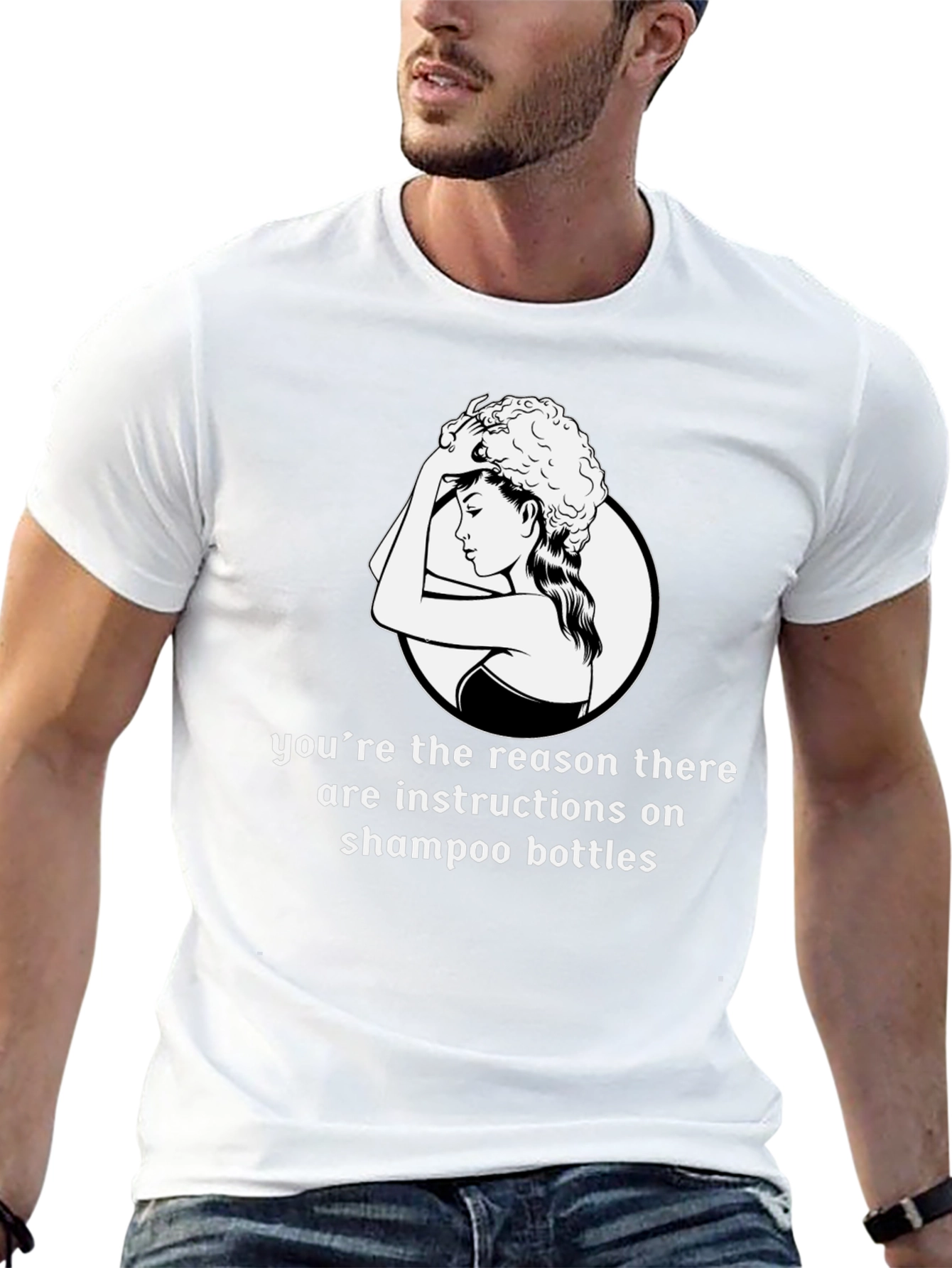 Funny Shampoo Instructions T-Shirt