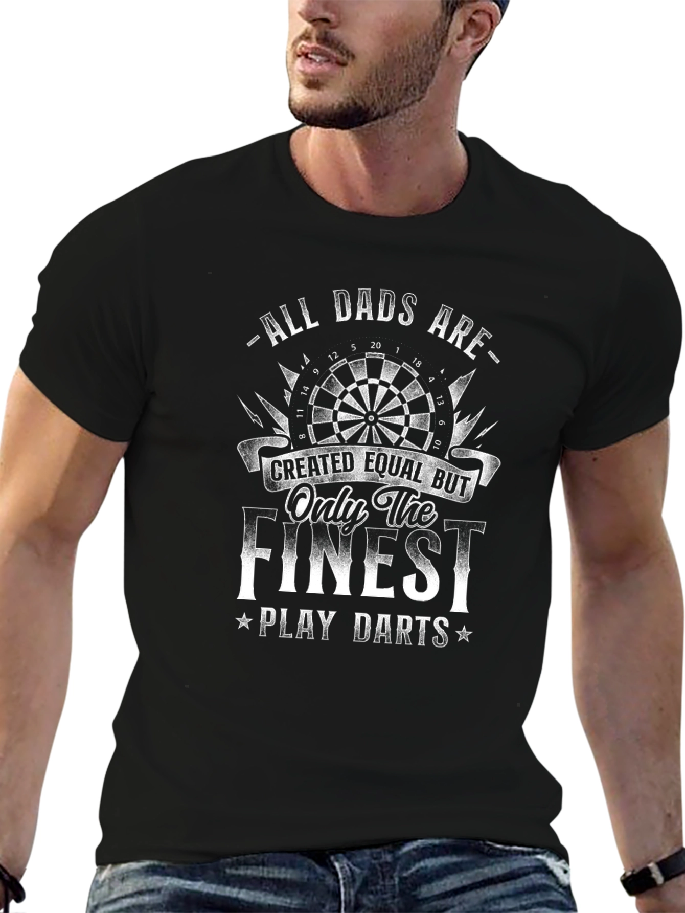 All Dads Are Created Equal Darts T-Shirt