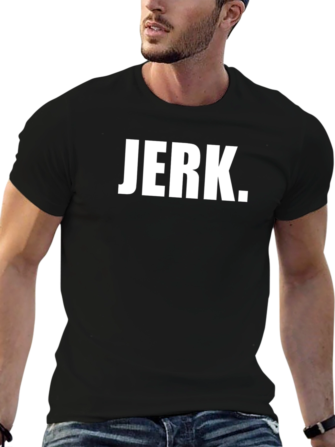 Mens JERK. Graphic Black T-Shirt