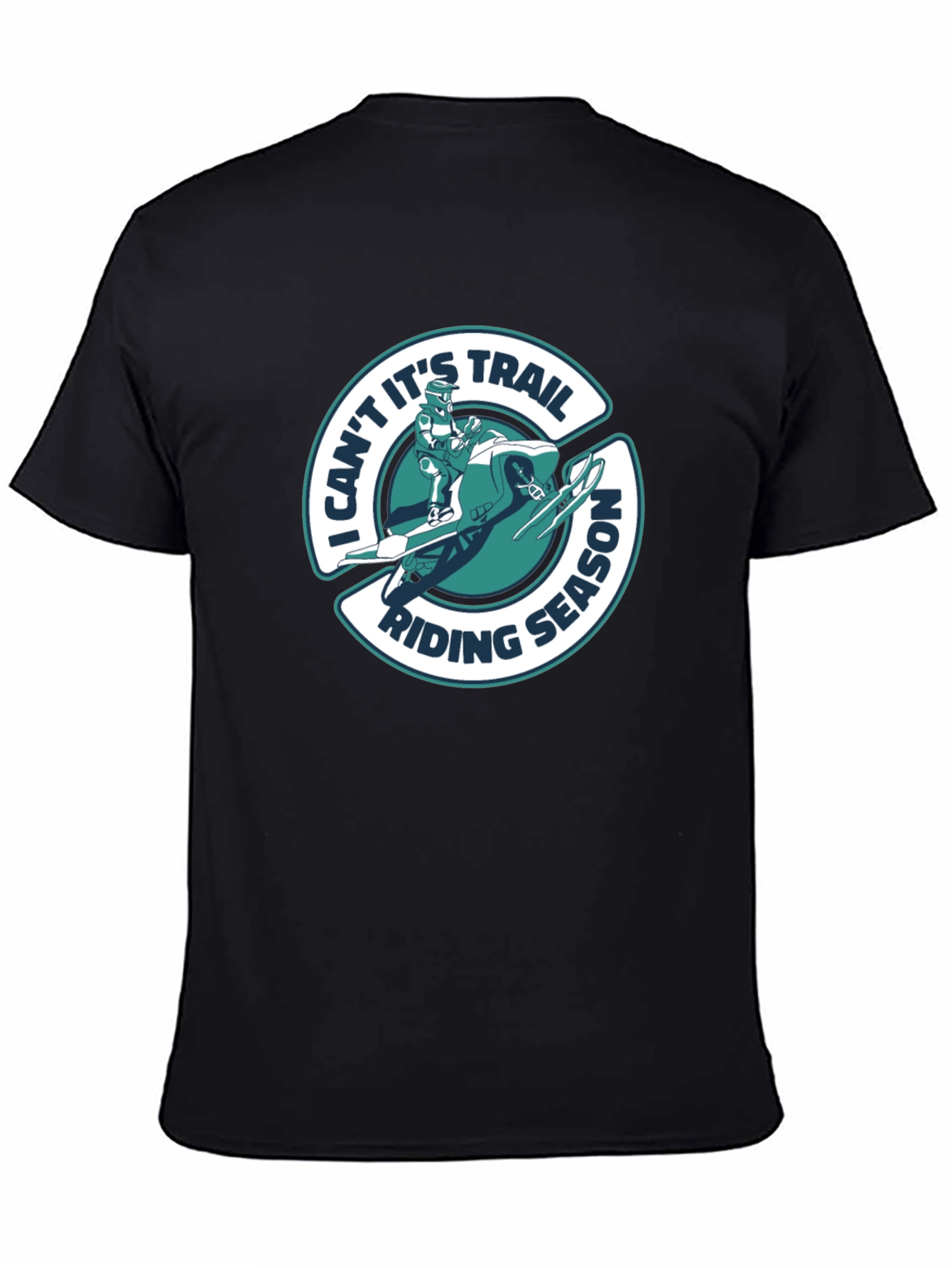 Trail Riding Season Black T-Shirt