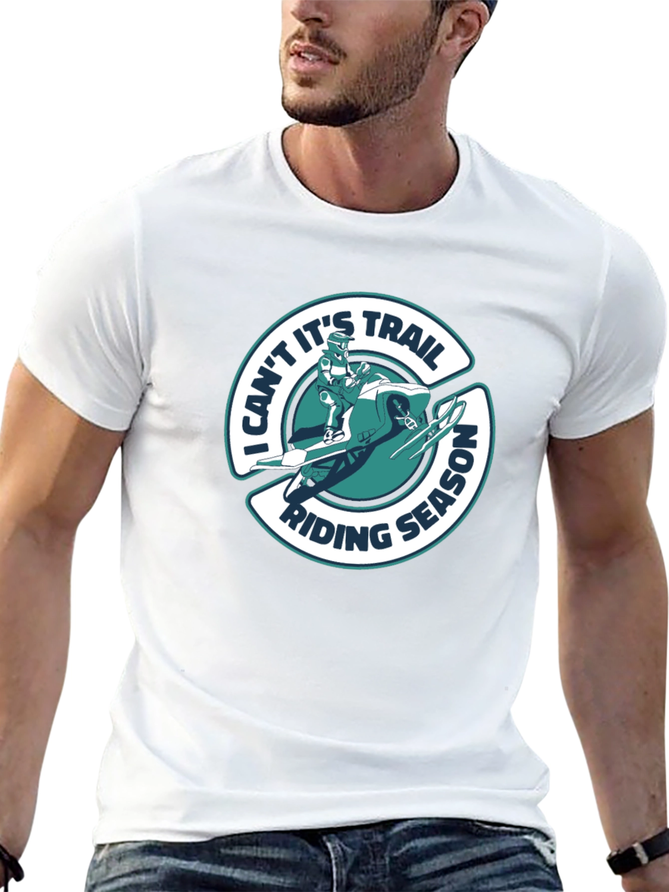 Trail Riding Season Black T-Shirt