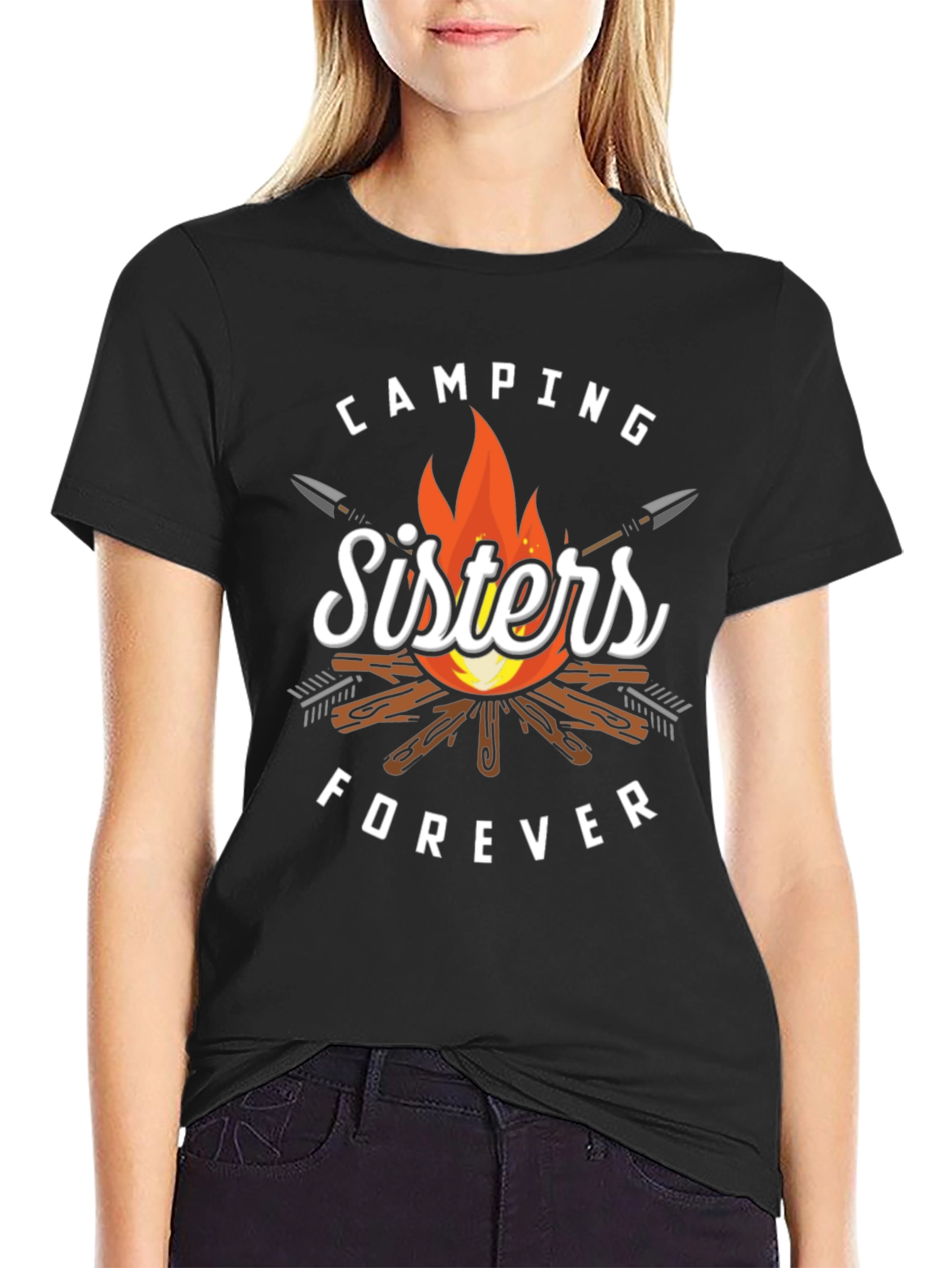 Camping Sisters Forever T-Shirt