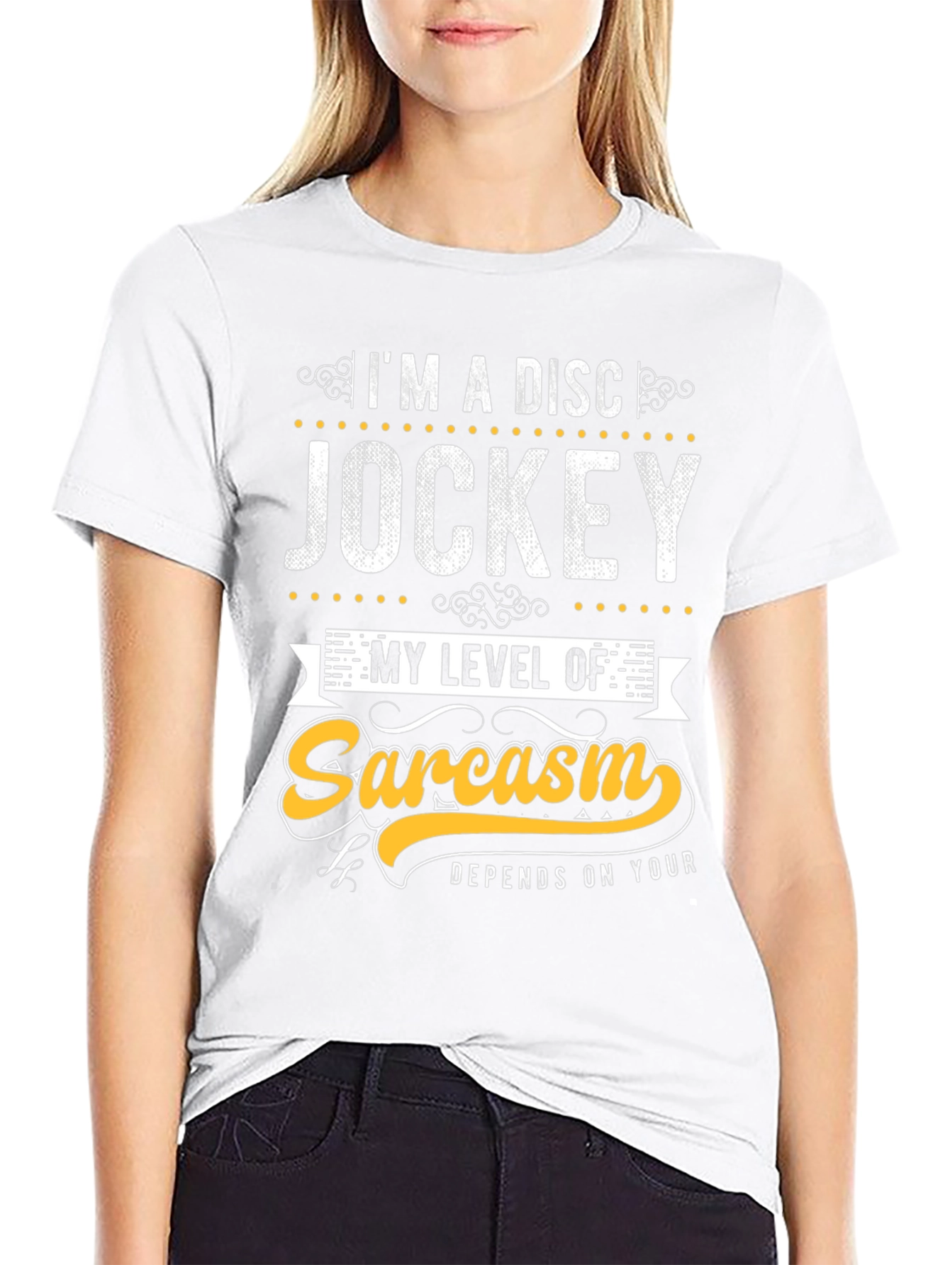 Disc Jockey Sarcasm Tee - Funny Graphic T-Shirt