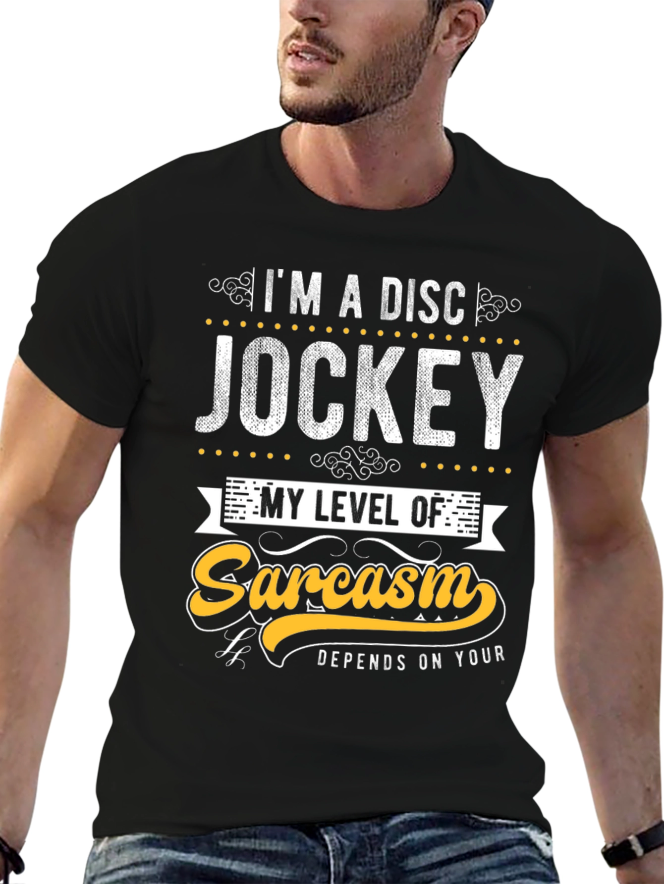 Disc Jockey Sarcasm Tee - Funny Graphic T-Shirt