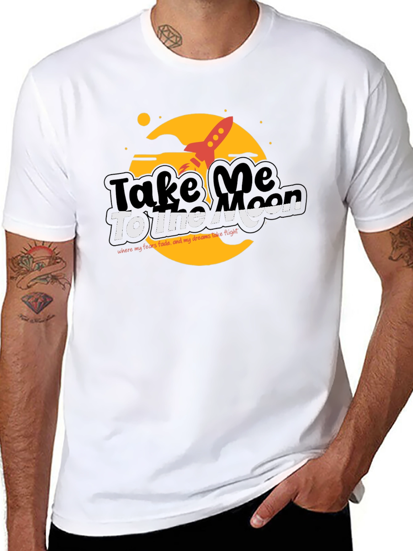 Take Me To The Moon Graphic T-Shirt