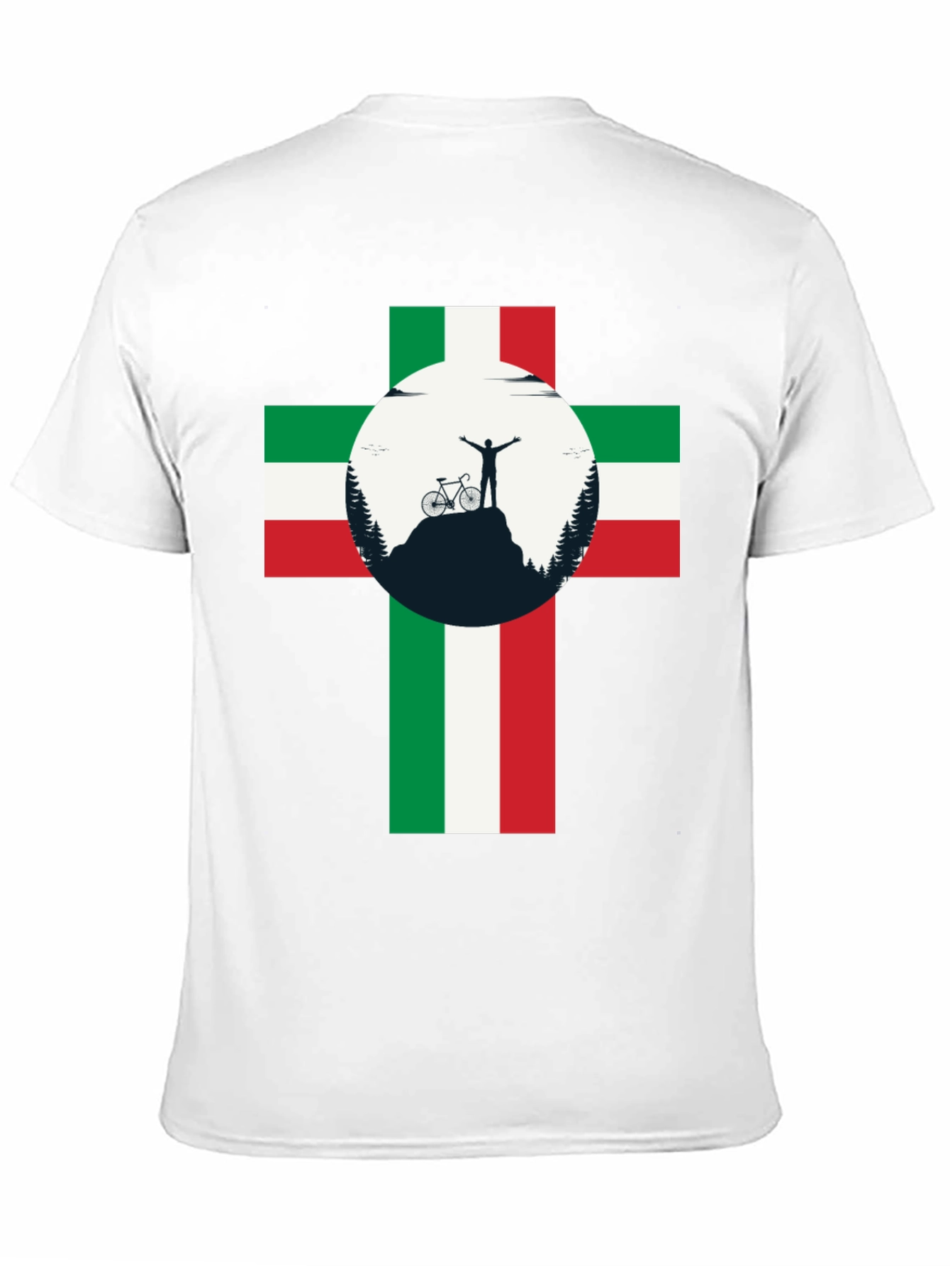 Italian Cyclist T-Shirt: Mountain Victory!