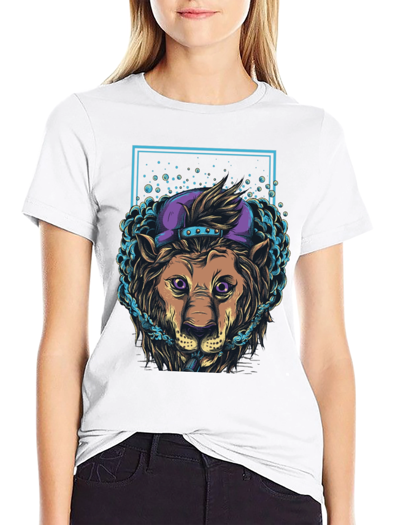 Cool Lion Graphic T-Shirt