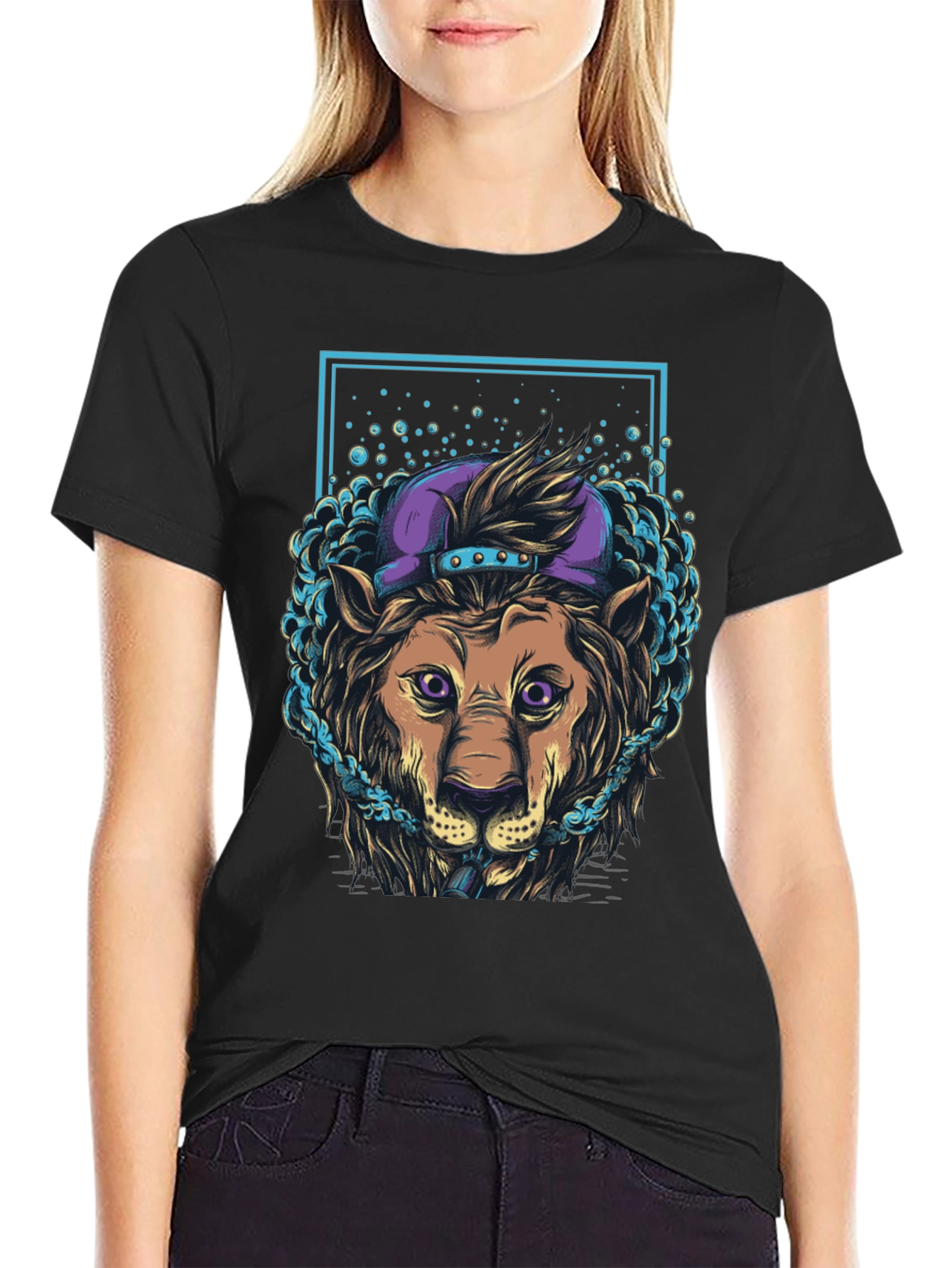 Cool Lion Graphic T-Shirt