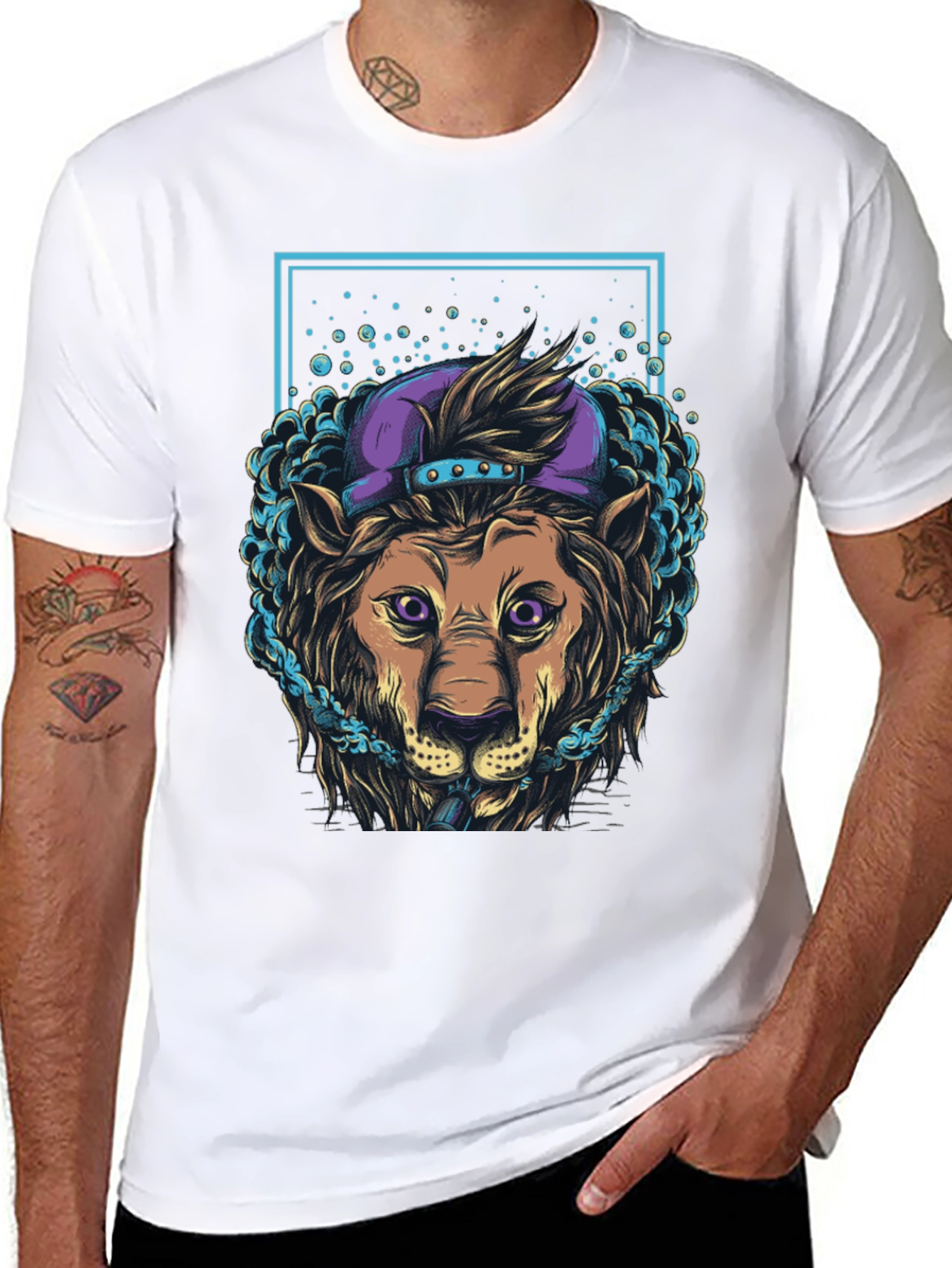Cool Lion Graphic T-Shirt