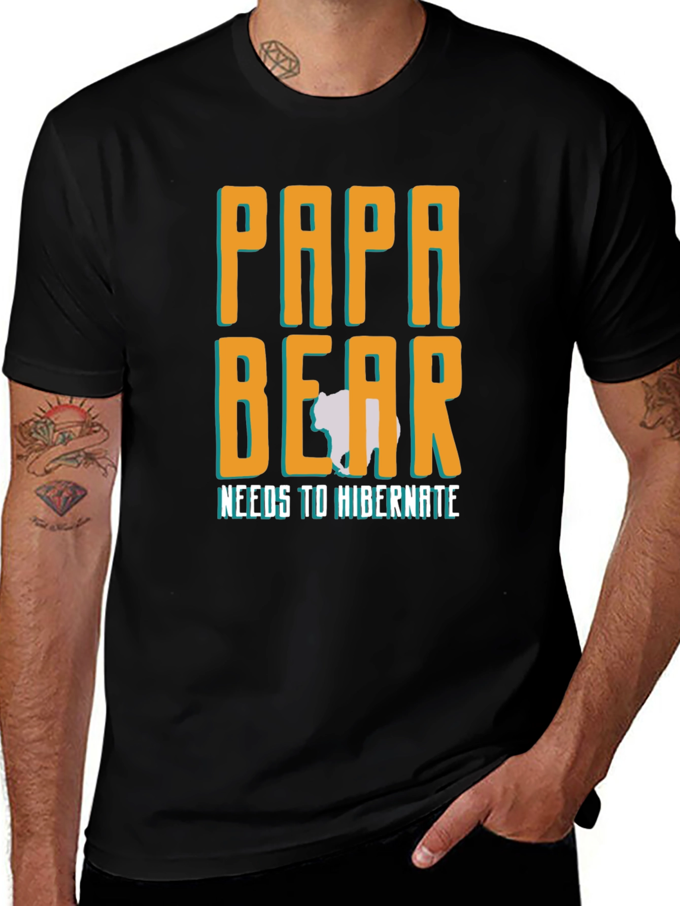 Papa Bear Needs to Hibernate T-Shirt