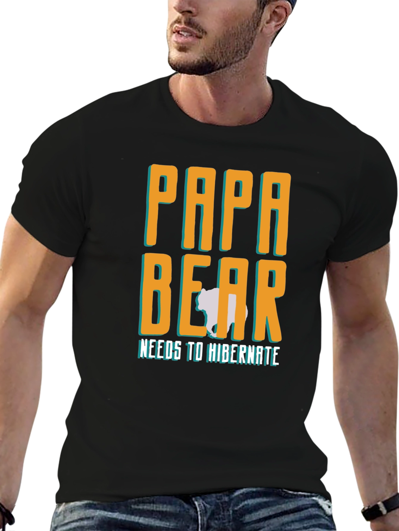 Papa Bear Needs to Hibernate T-Shirt