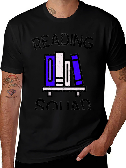 Reading Squad Graphic Tee - Book Lover Shirt