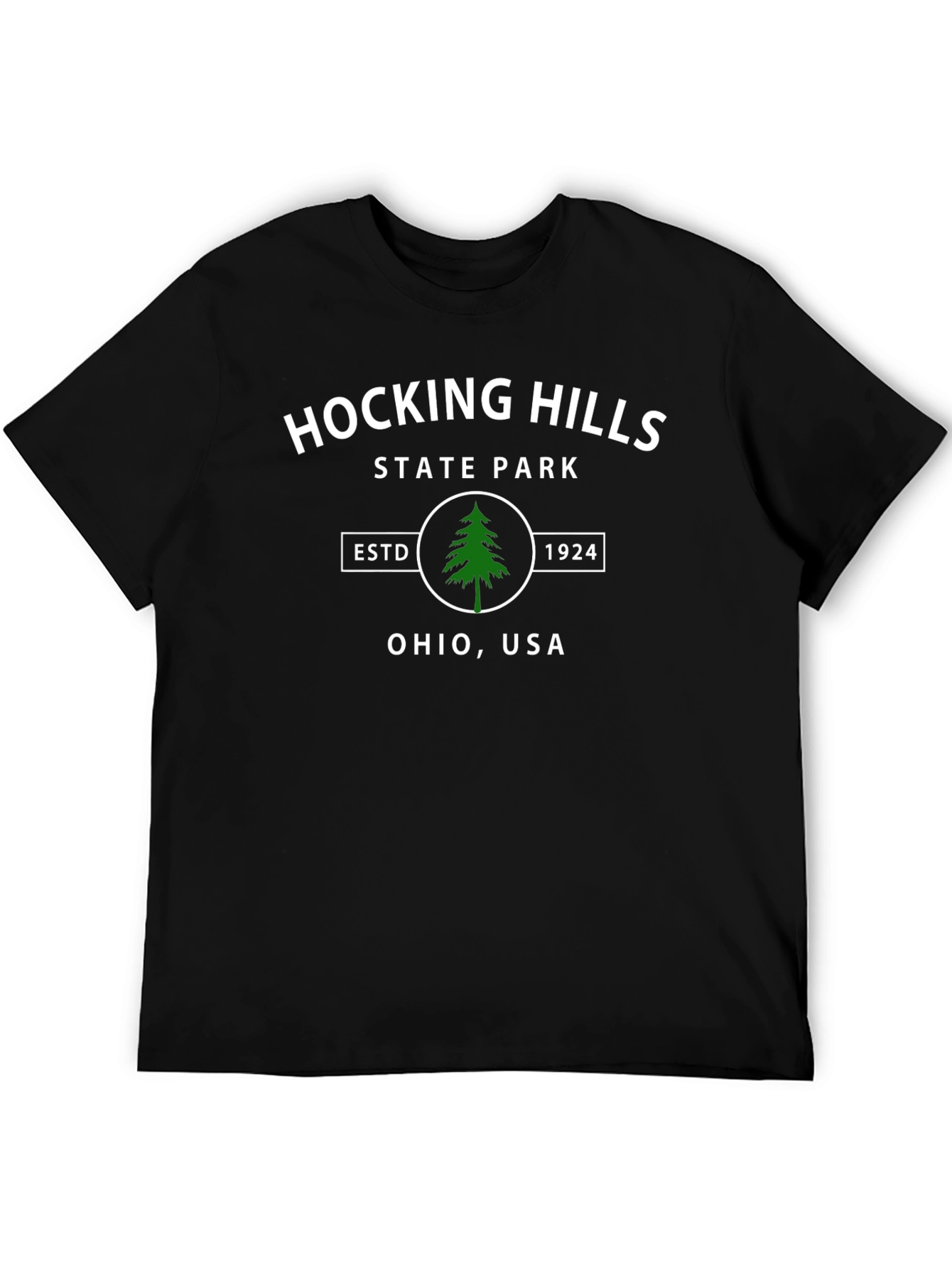 Hocking Hills State Park Black T-Shirt