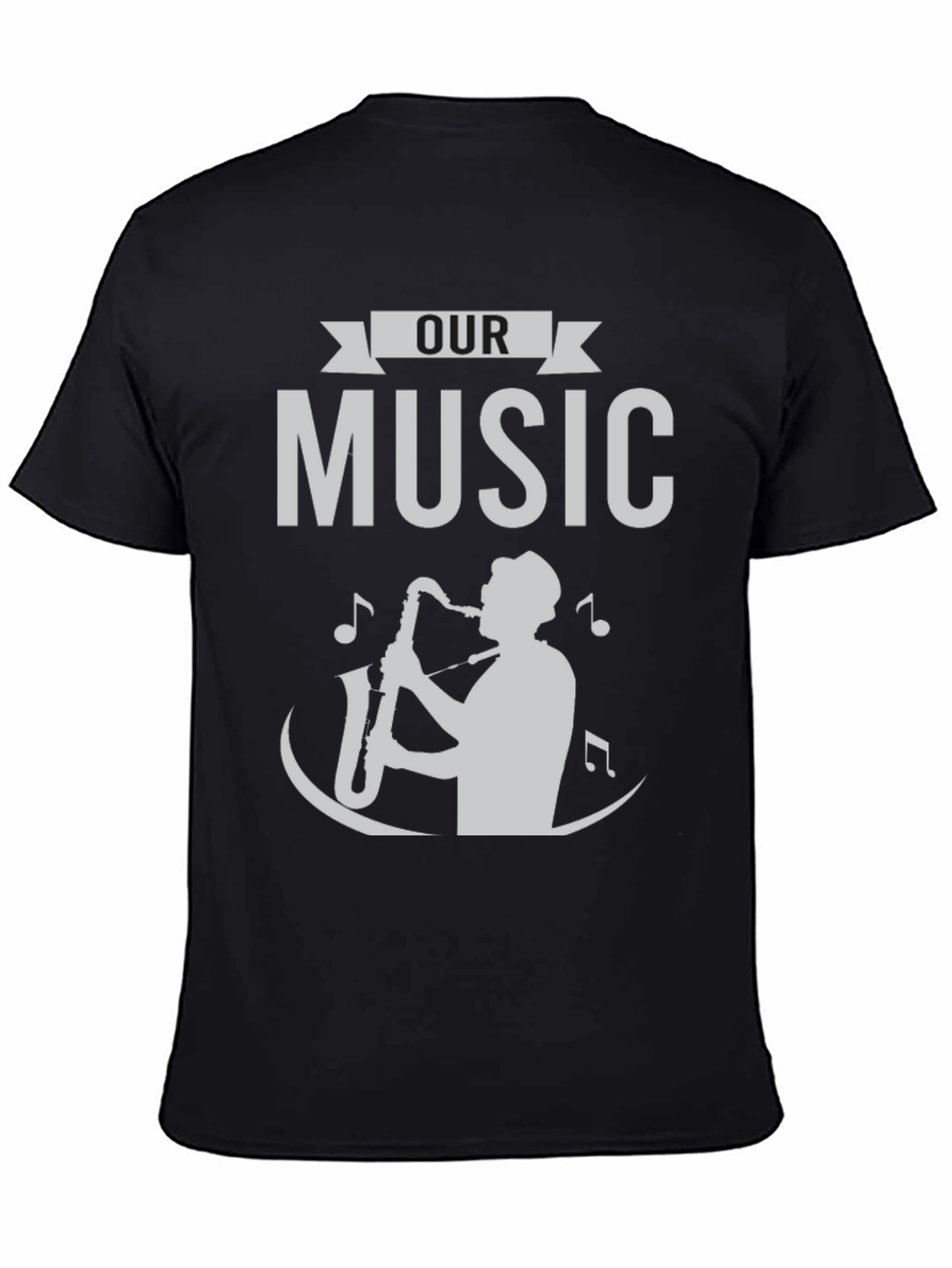 Our Music Saxophone T-Shirt - Classic Design