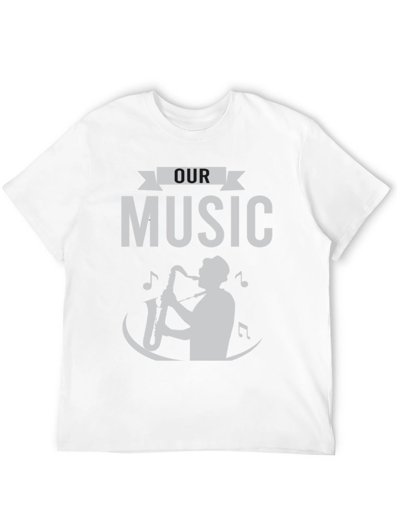 Our Music Saxophone T-Shirt - Classic Design