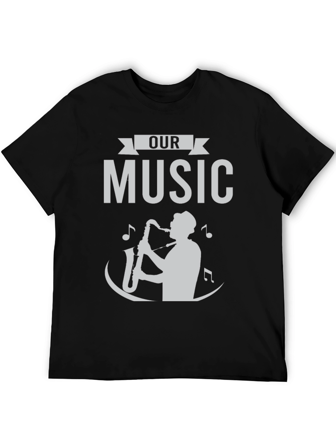 Our Music Saxophone T-Shirt - Classic Design