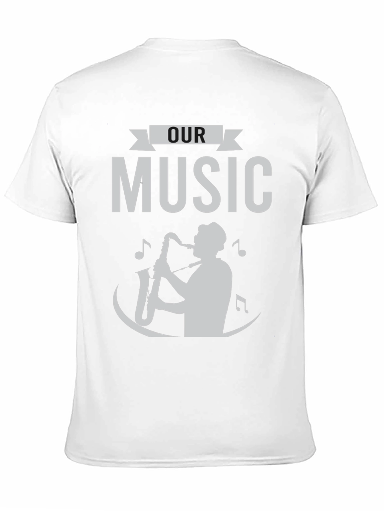 Our Music Saxophone T-Shirt - Classic Design