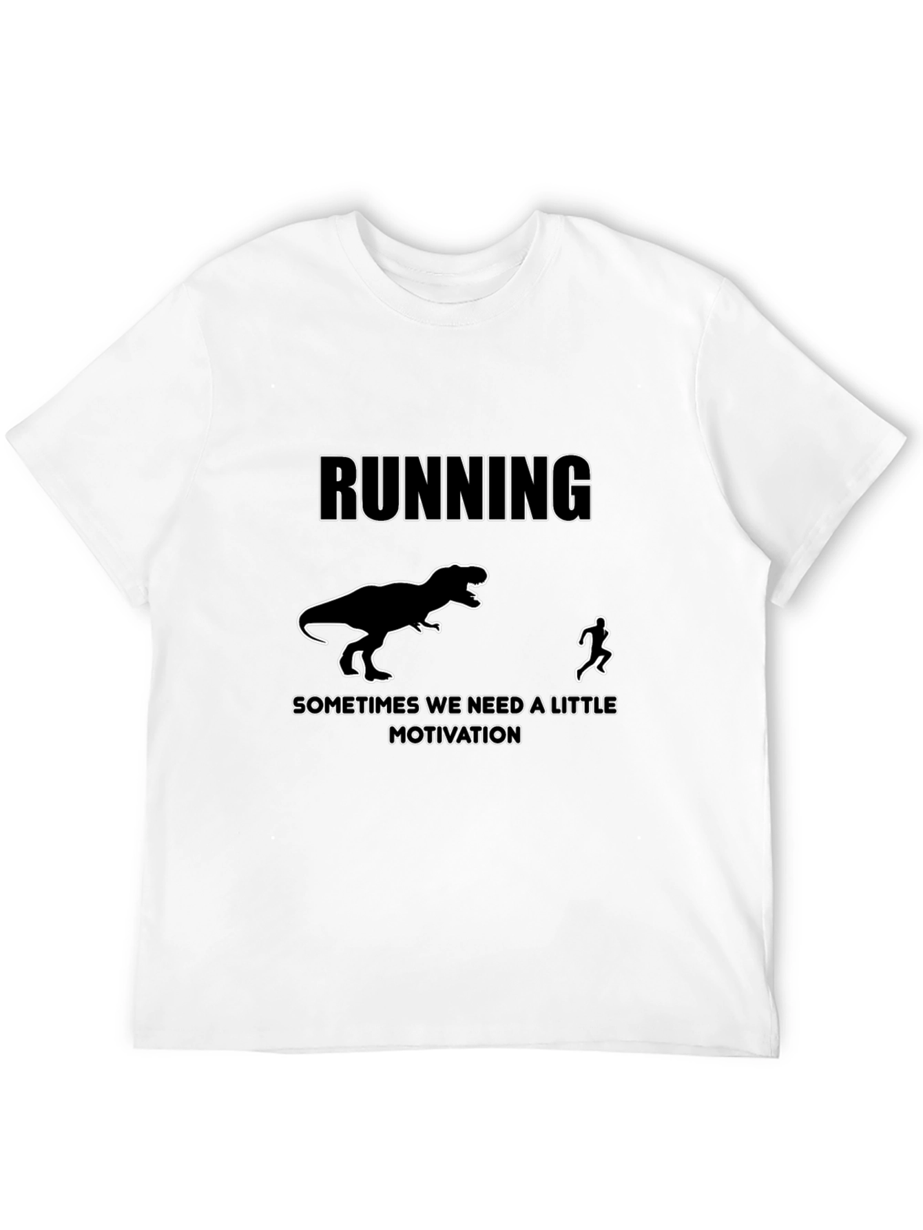 Running Motivation T-Shirt: Dinosaur Chase