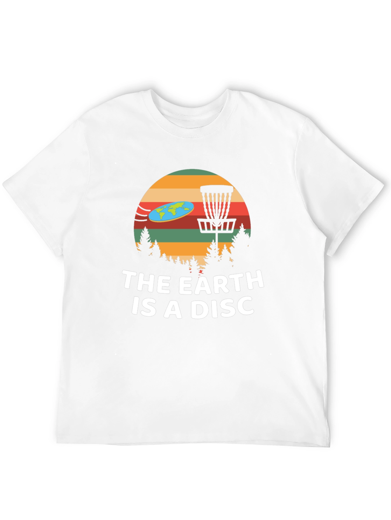 The Earth Is A Disc Funny T-Shirt