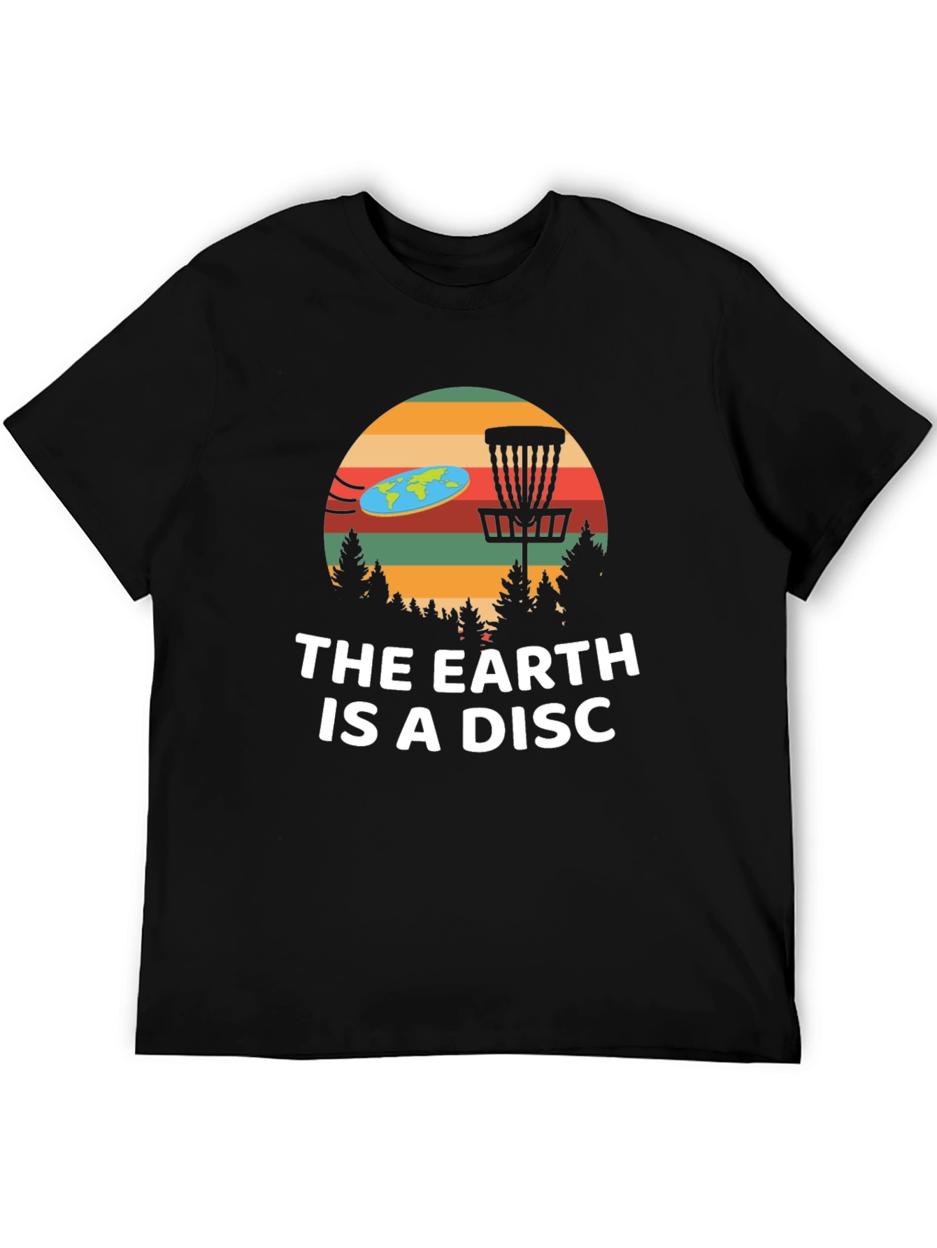 The Earth Is A Disc Funny T-Shirt
