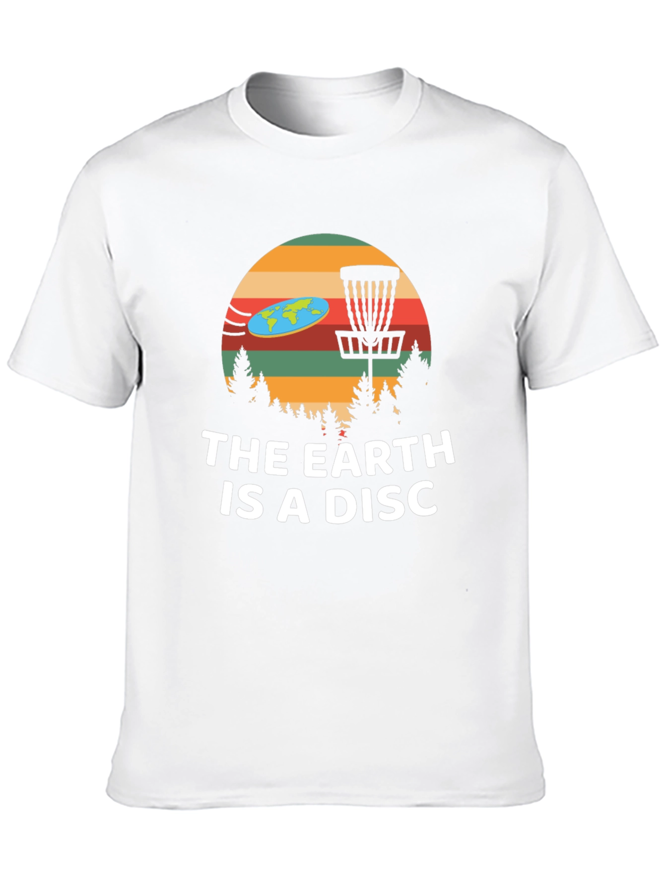 The Earth Is A Disc Funny T-Shirt