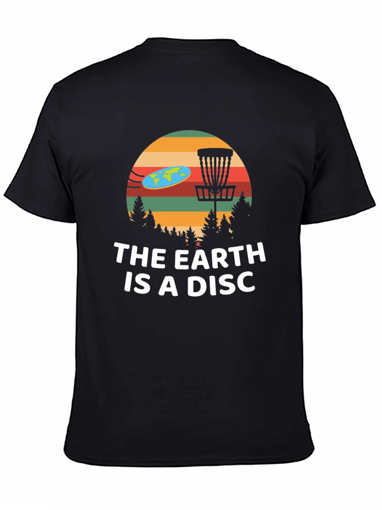 The Earth Is A Disc Funny T-Shirt
