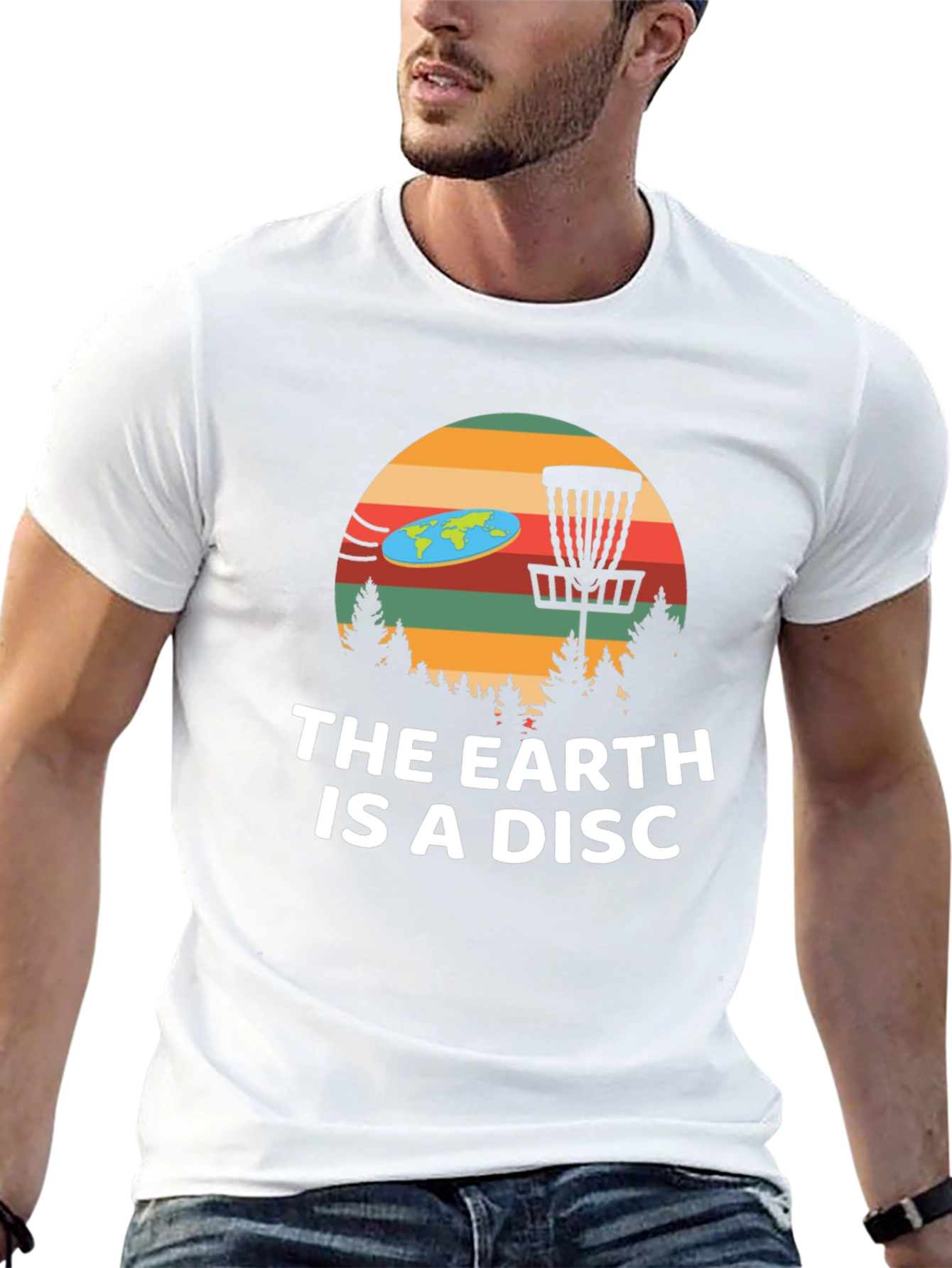 The Earth Is A Disc Funny T-Shirt