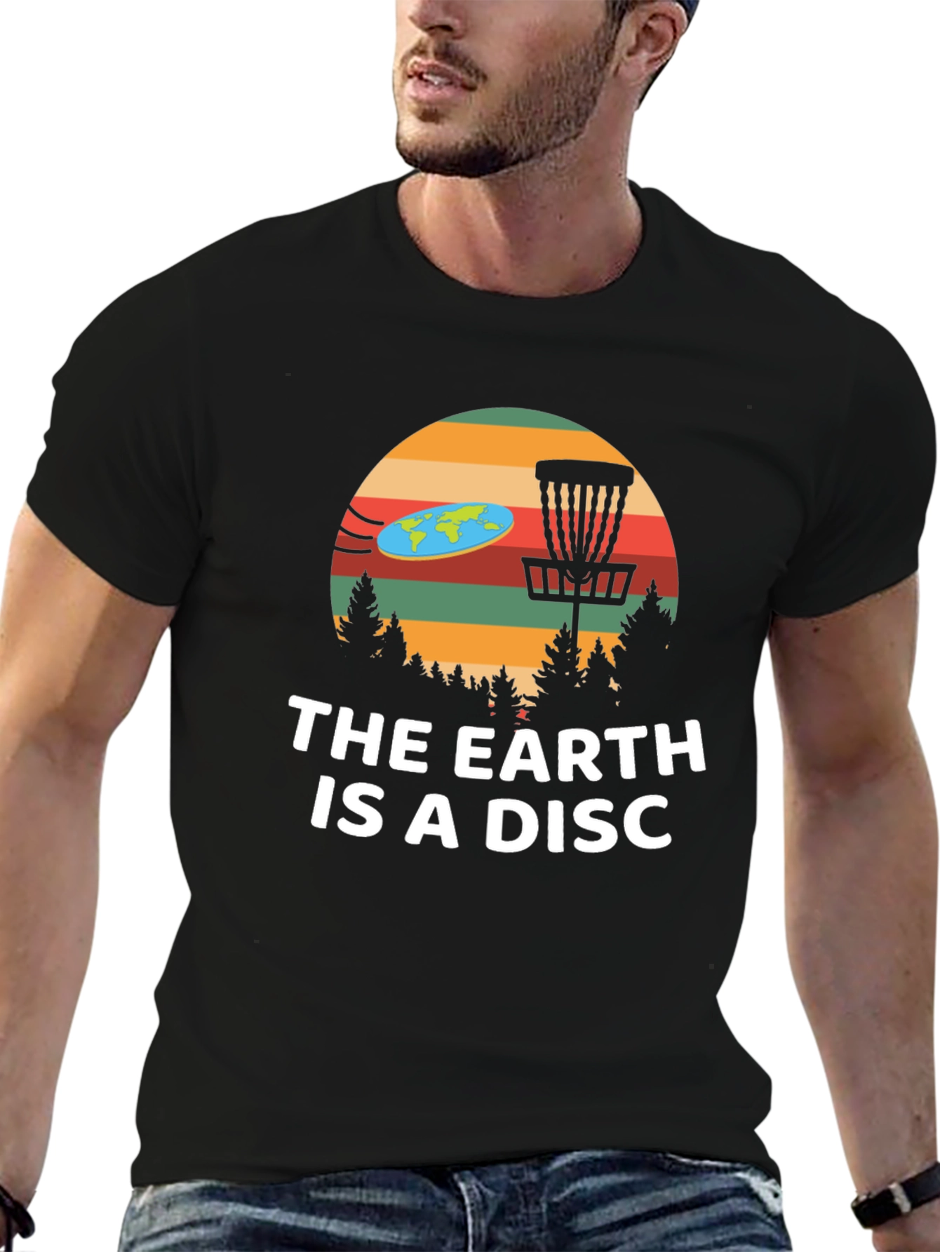 The Earth Is A Disc Funny T-Shirt