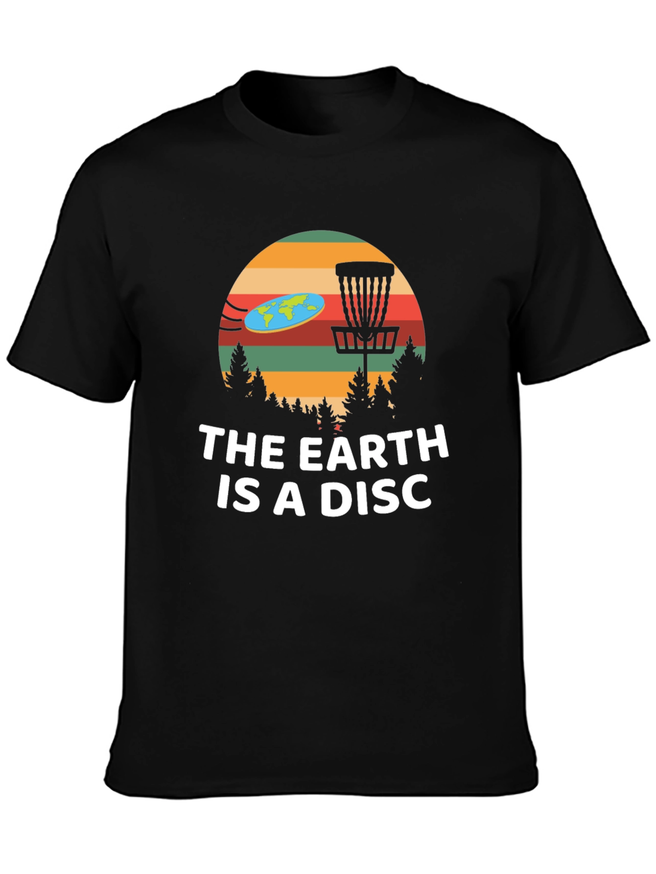 The Earth Is A Disc Funny T-Shirt