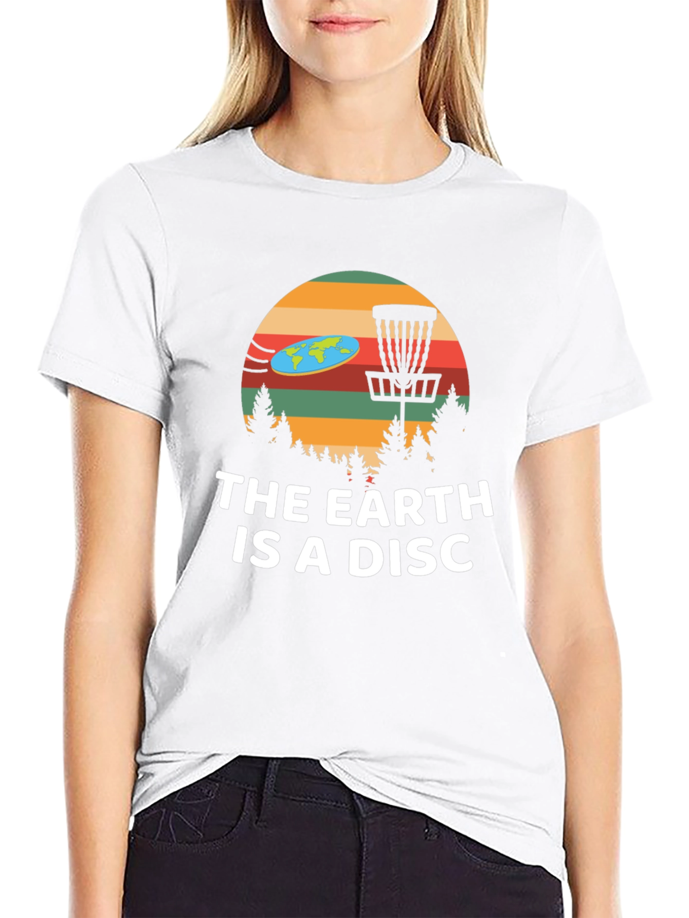 The Earth Is A Disc Funny T-Shirt