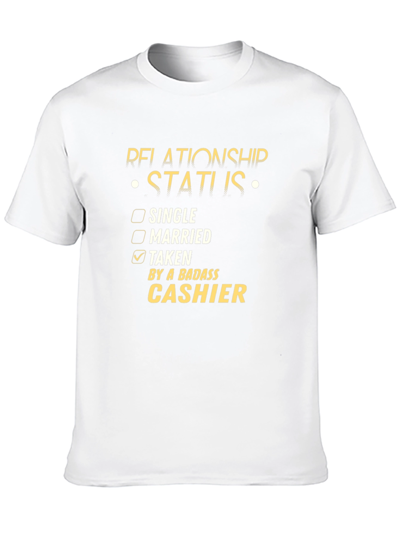 Taken By A Badass Cashier Black T-Shirt