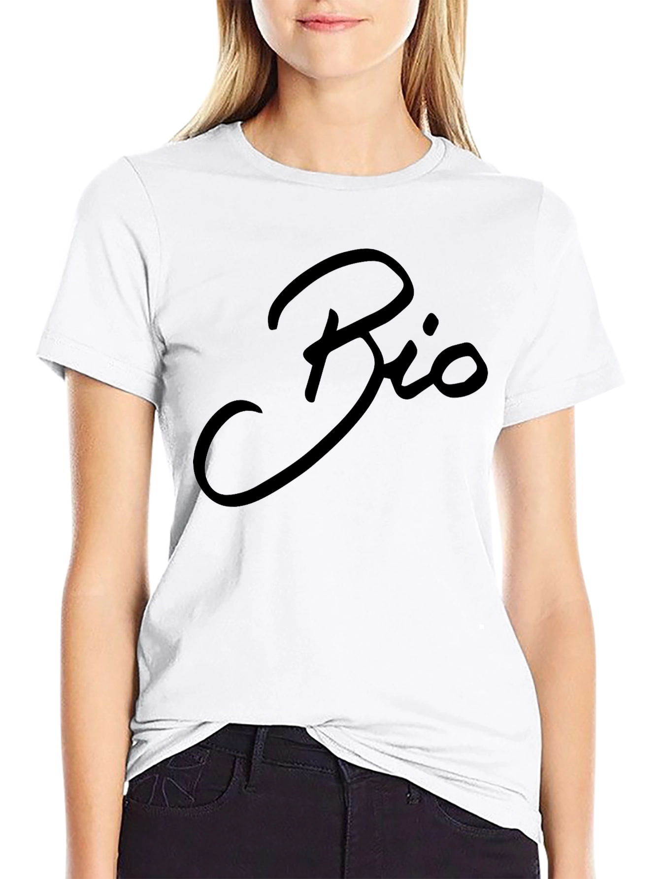 Bio Graphic Black T-Shirt | Stylish Casual Tee