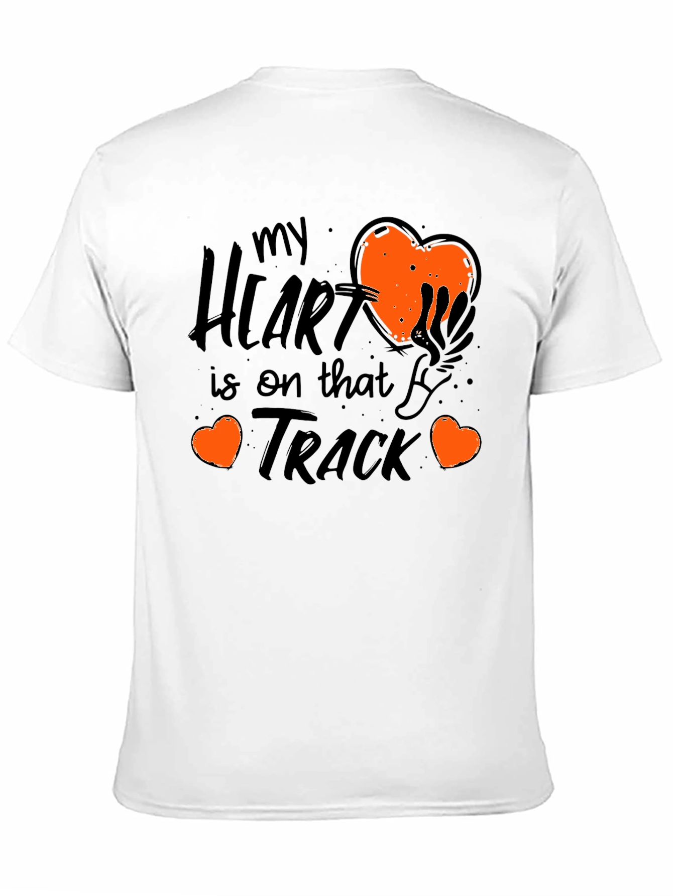 My Heart Is On That Track Graphic Tee