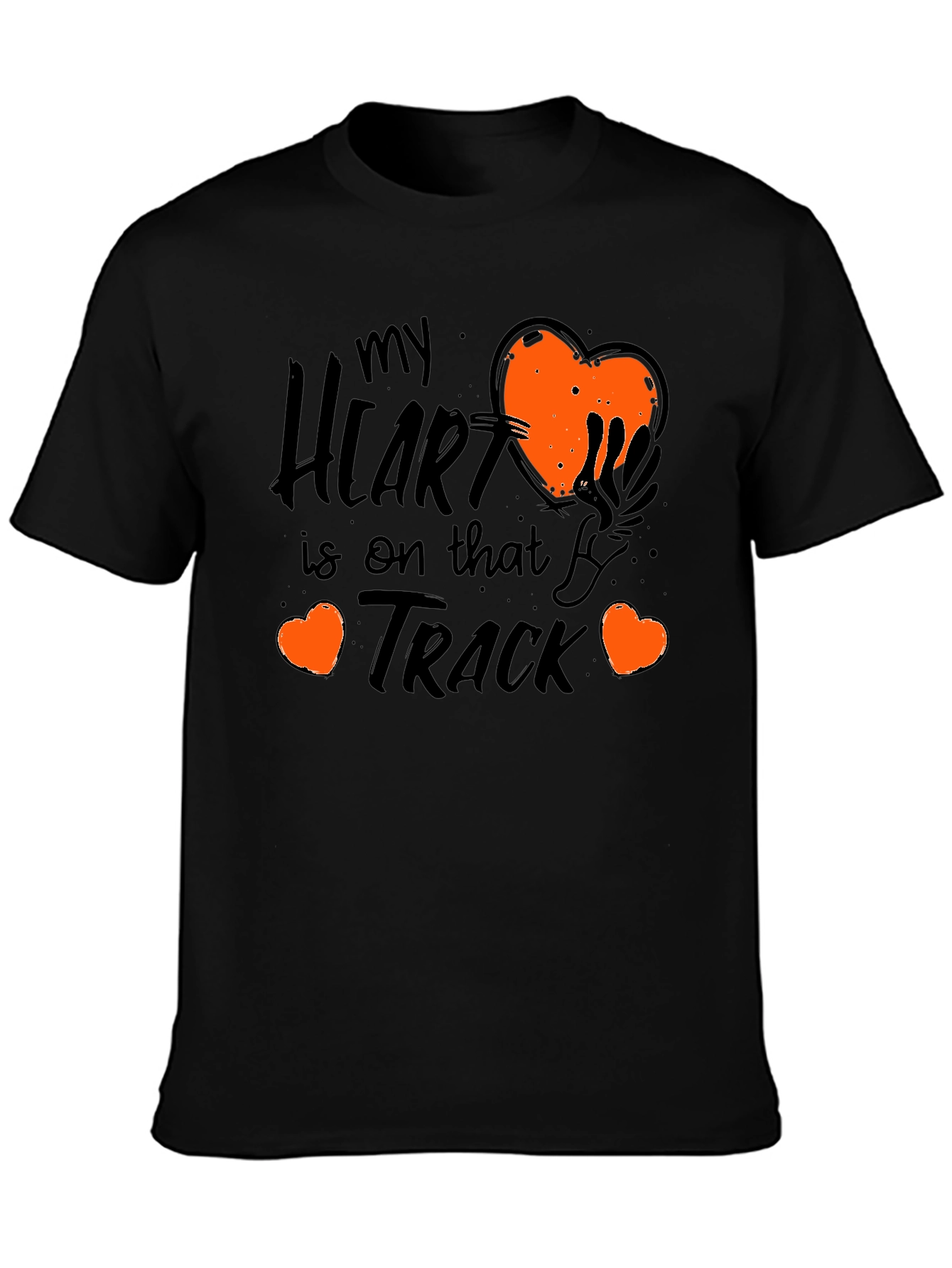 My Heart Is On That Track Graphic Tee