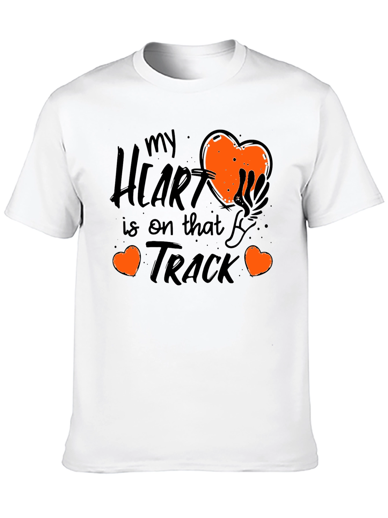 My Heart Is On That Track Graphic Tee