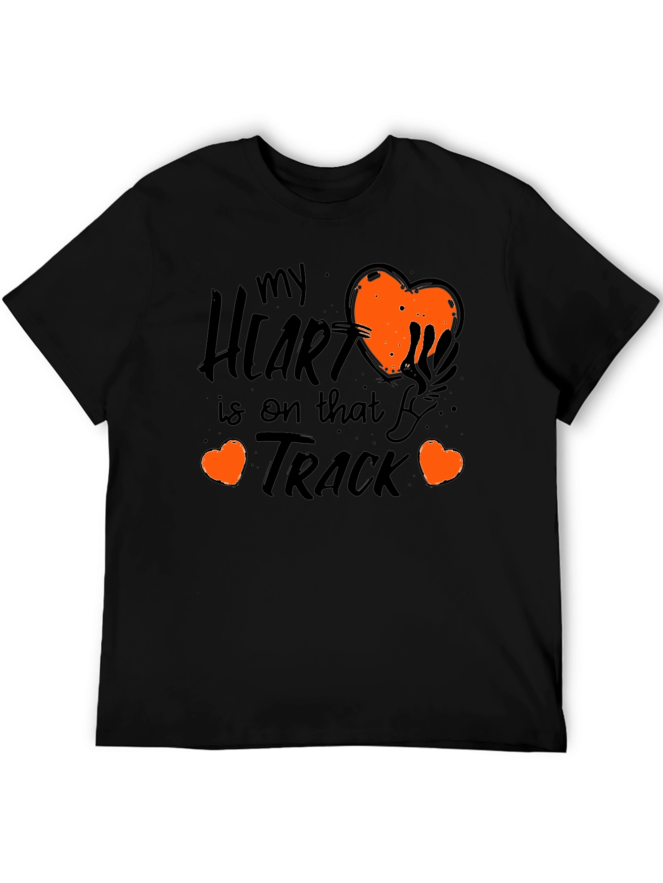 My Heart Is On That Track Graphic Tee