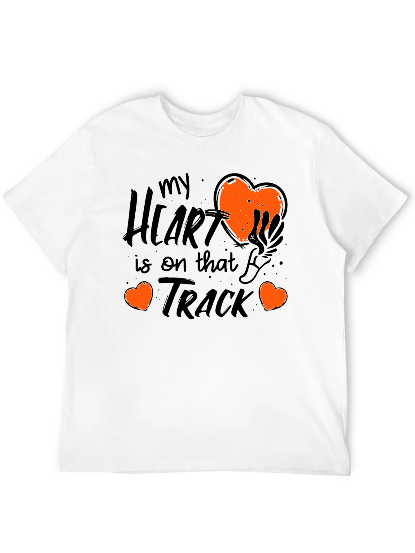My Heart Is On That Track Graphic Tee