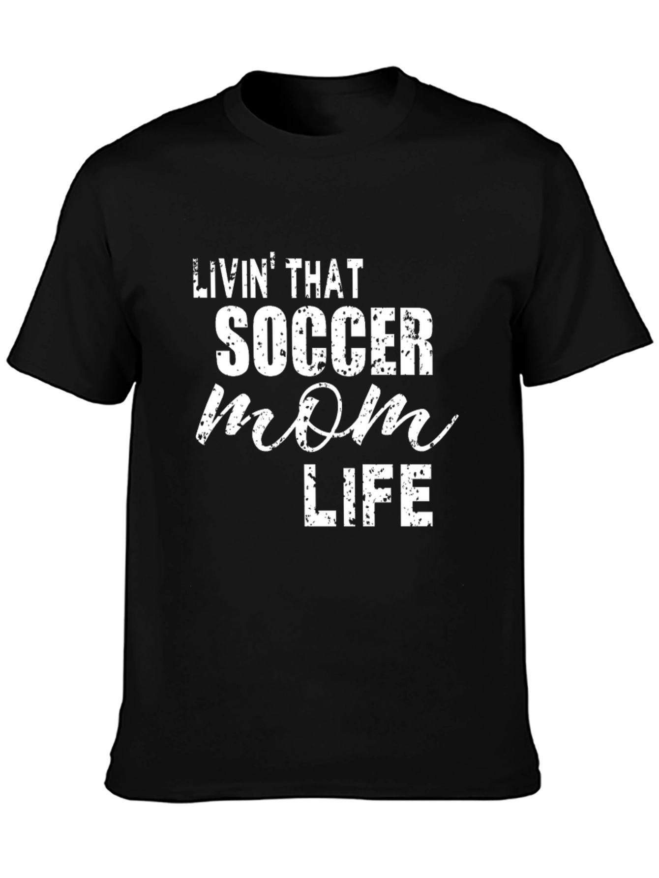 Soccer Mom Life T-Shirt - Black Graphic Tee