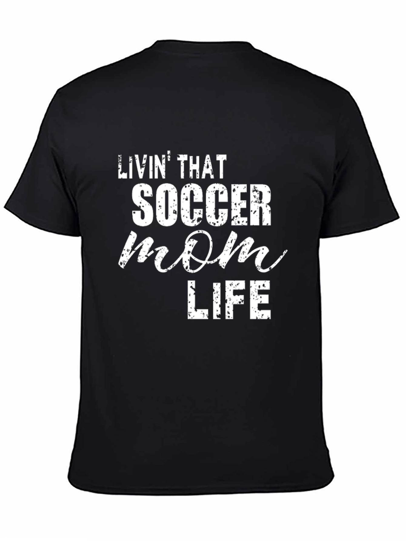 Soccer Mom Life T-Shirt - Black Graphic Tee
