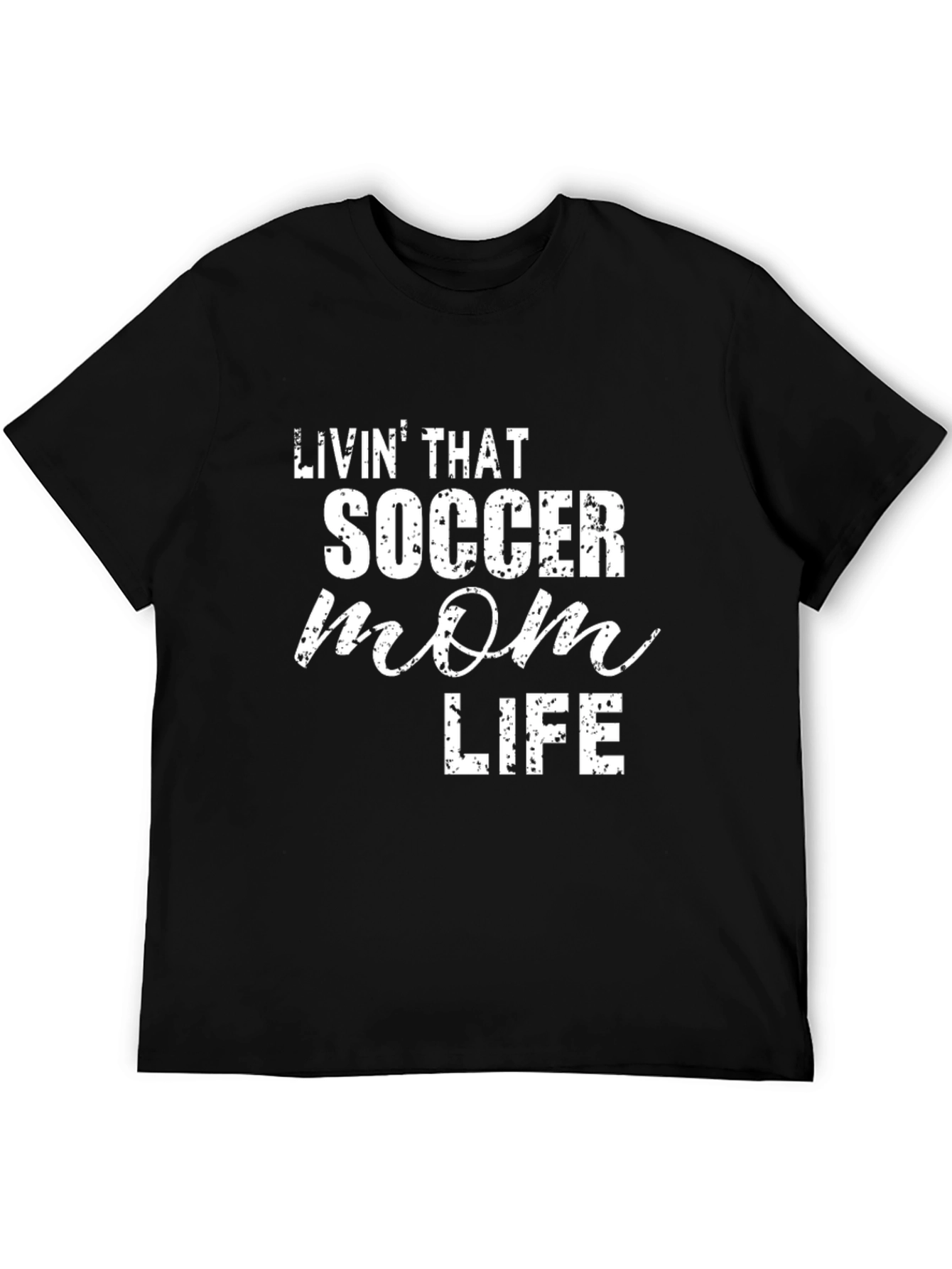 Soccer Mom Life T-Shirt - Black Graphic Tee