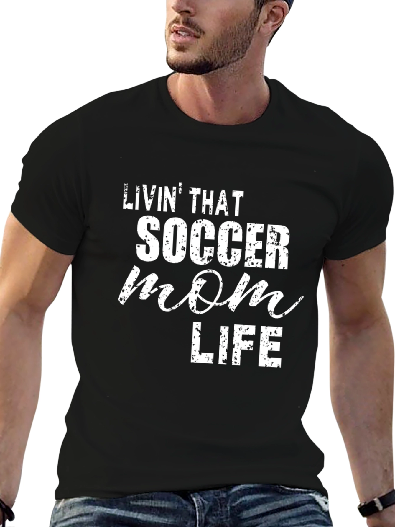 Soccer Mom Life T-Shirt - Black Graphic Tee